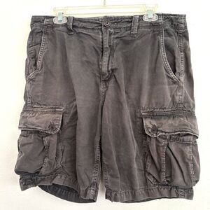 American Eagle Outfitters Mens Cargo Shorts Size 34 100% Cotton Outdoors Hiking